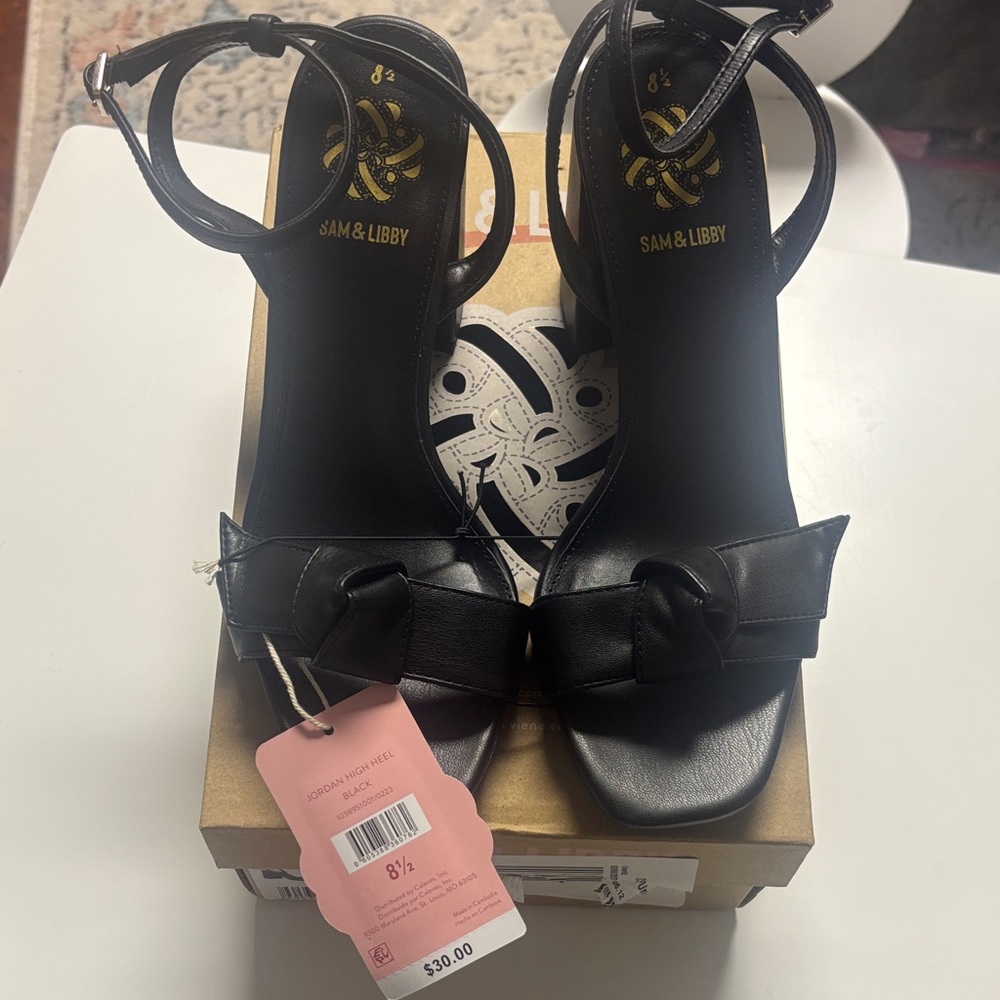 Sam & Libby Tan and Black Shoe Box